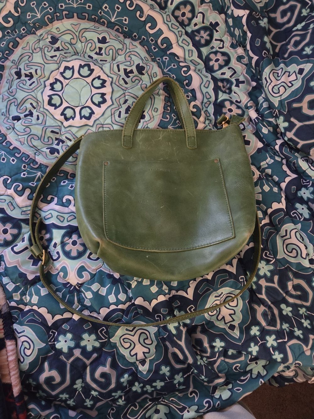 Portland Leather Cowboy Mimt Medium Crossbody Tote